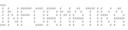 Простая ASCII графика